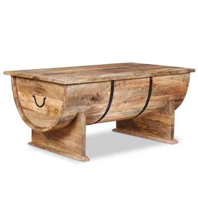 Table basse en bois de manguier