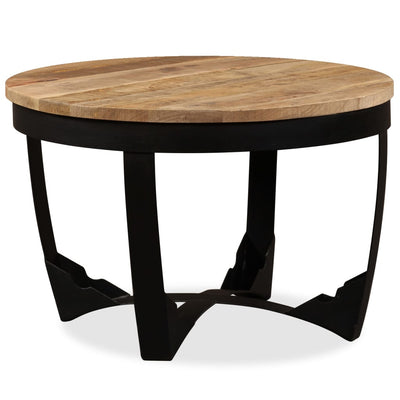 Table Basse Bois Massif De Manguier Brut