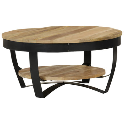 Table Basse Bois Massif De Manguier Brut