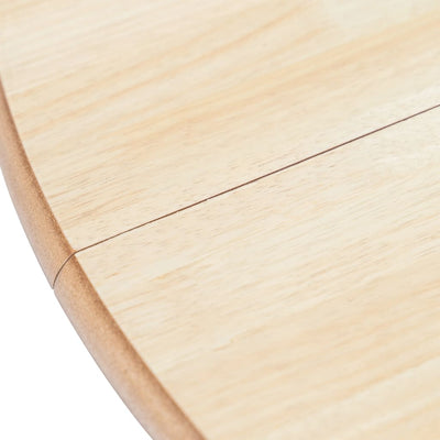 Table À Manger 106 Cm Bois D'hévéa Massif