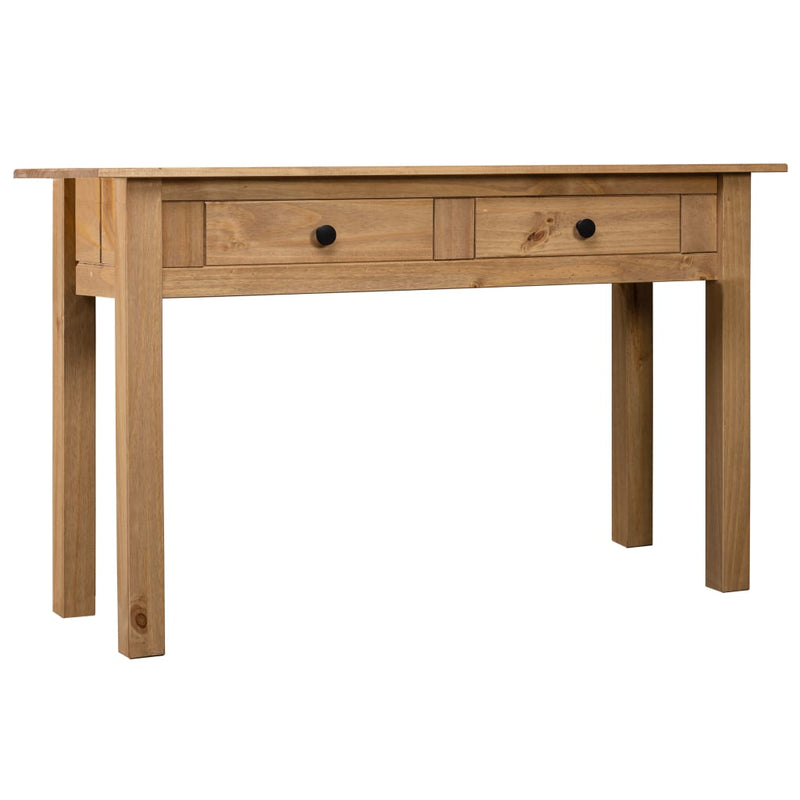 Table Console 110X40X72 Cm Pin Solide Gamme Panama