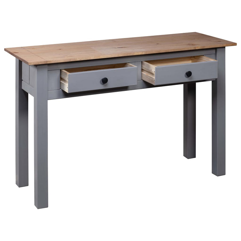 Table Console 110X40X72 Cm Pin Solide Gamme Panama