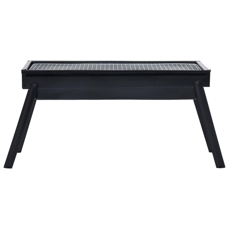 Barbecue Portable De Camping Acier Inoxydable 60X22,5X33 Cm