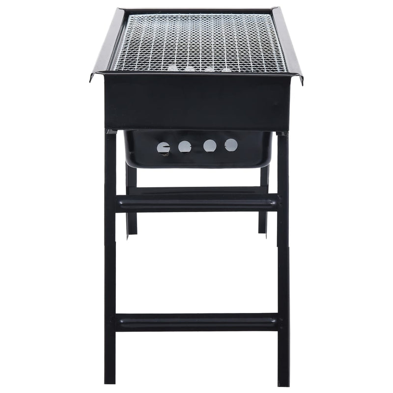 Barbecue Portable De Camping Acier Inoxydable 60X22,5X33 Cm