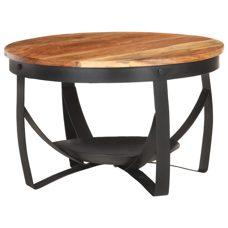 Table Basse Bois Massif De Manguier Brut