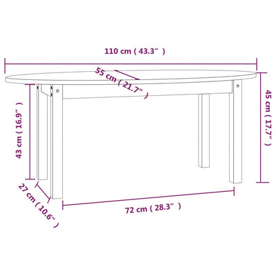 Table Basse Bois Massif De Pin