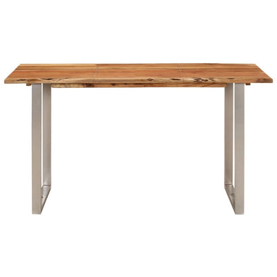 Table À Dîner 140X70X76 Cm Bois D'acacia Solide