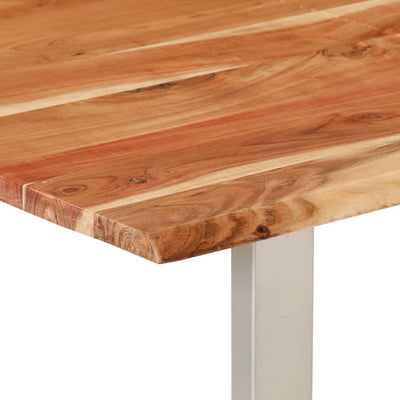 Table À Dîner 140X70X76 Cm Bois D'acacia Solide