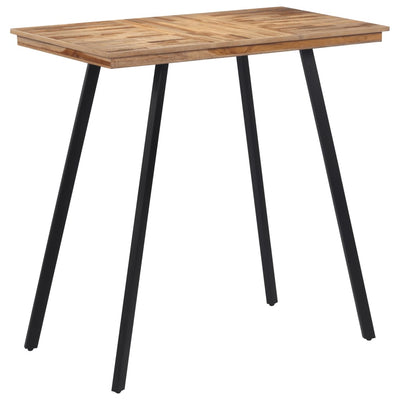 Table De Bar 110X55X105 Cm Bois De Teck Solide