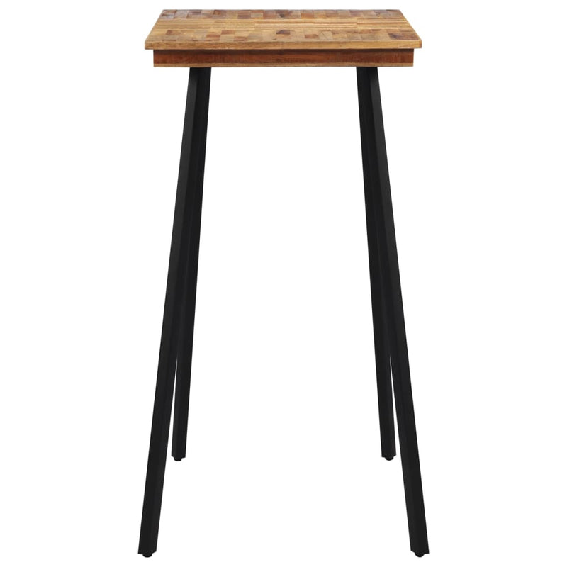 Table De Bar 110X55X105 Cm Bois De Teck Solide