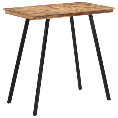 Table De Bar 110X55X105 Cm Bois De Teck Solide