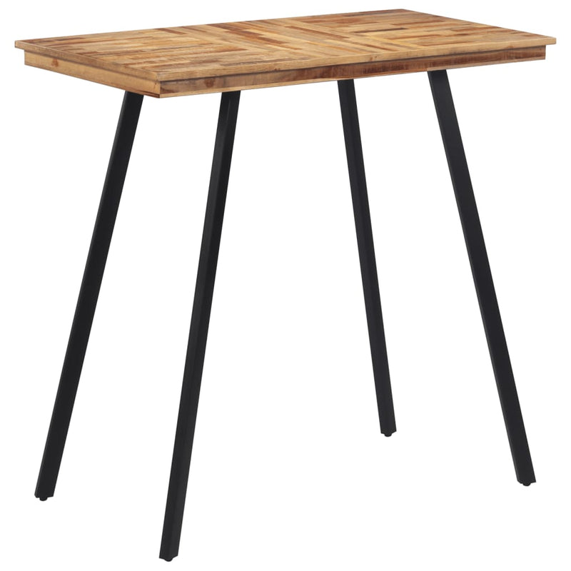 Table De Bar 110X55X105 Cm Bois De Teck Solide