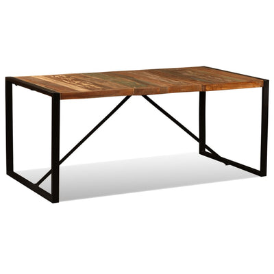 Table à manger en bois massif récupéré