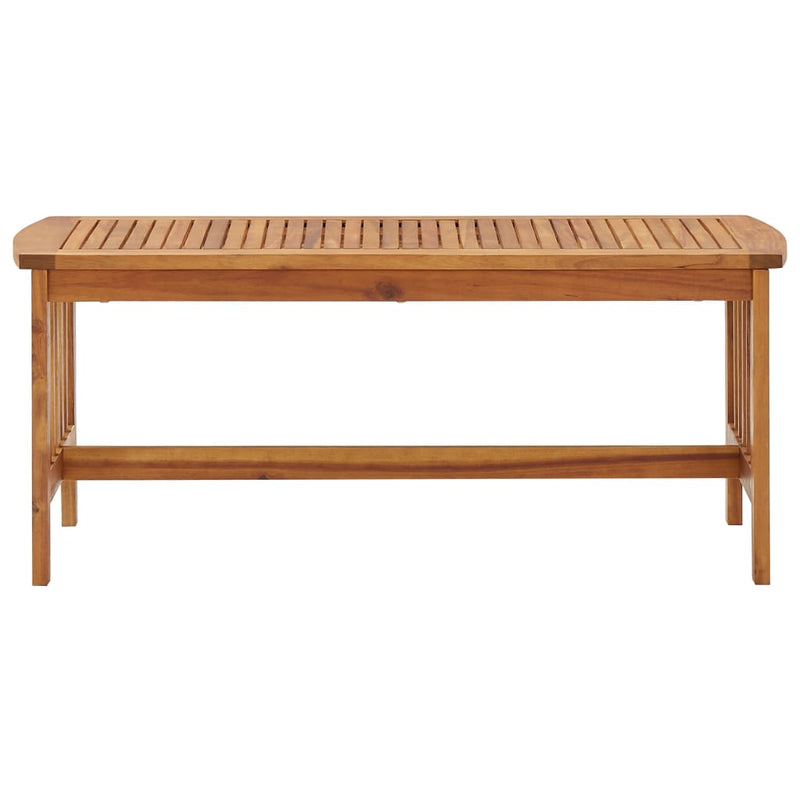 Table basse compacte et moderne en acacia