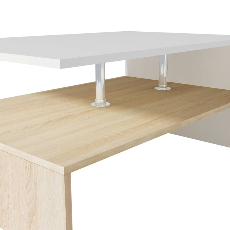 Table basse contemporaine et élégant en agglomérée