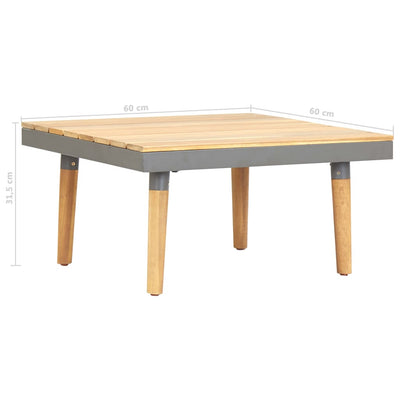 Table basse d'acacia design pour jardin