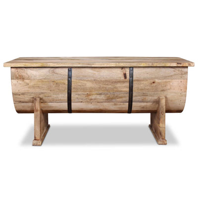 Table Basse Bois De Manguier Massif 88 X 50 X 40 Cm