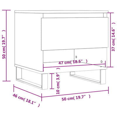 Table basse polyvalente avec rangement et en bois d'ingénierie