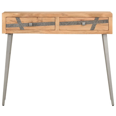 Table Console 90 X 30 X 75 Cm Bois D'acacia Massif