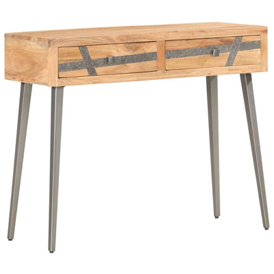 Table Console 90 X 30 X 75 Cm Bois D'acacia Massif