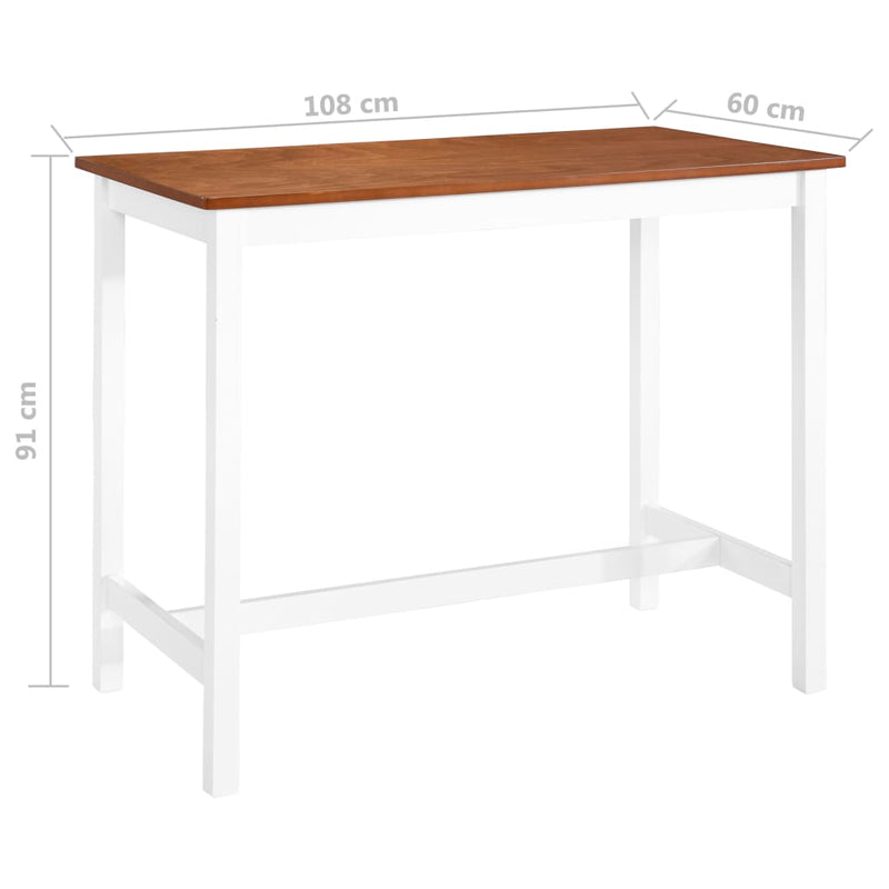 Table de bar robuste en mdf et facile à entretenir