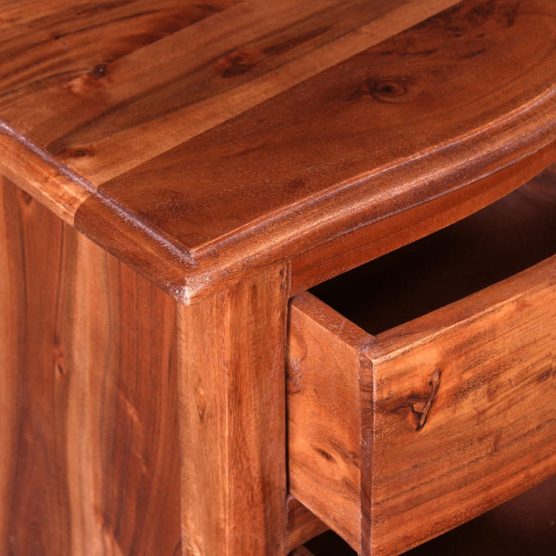 Table De Chevet Avec Tiroirs Bois D&