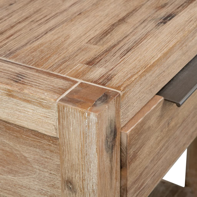 Table De Chevet Avec Tiroir 40X30X48 Cm Bois D&