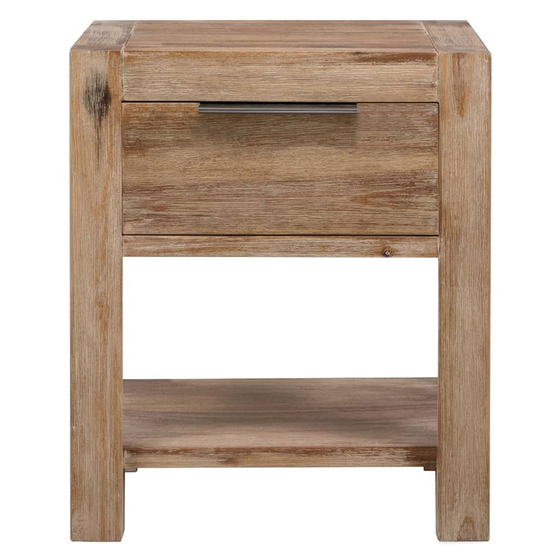 Table De Chevet Avec Tiroir 40X30X48 Cm Bois D&