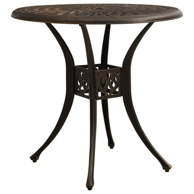 Table de jardin en aluminium luxueuse bronze