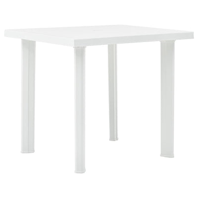 Table de jardin en plastique compacte de couleur anthracite