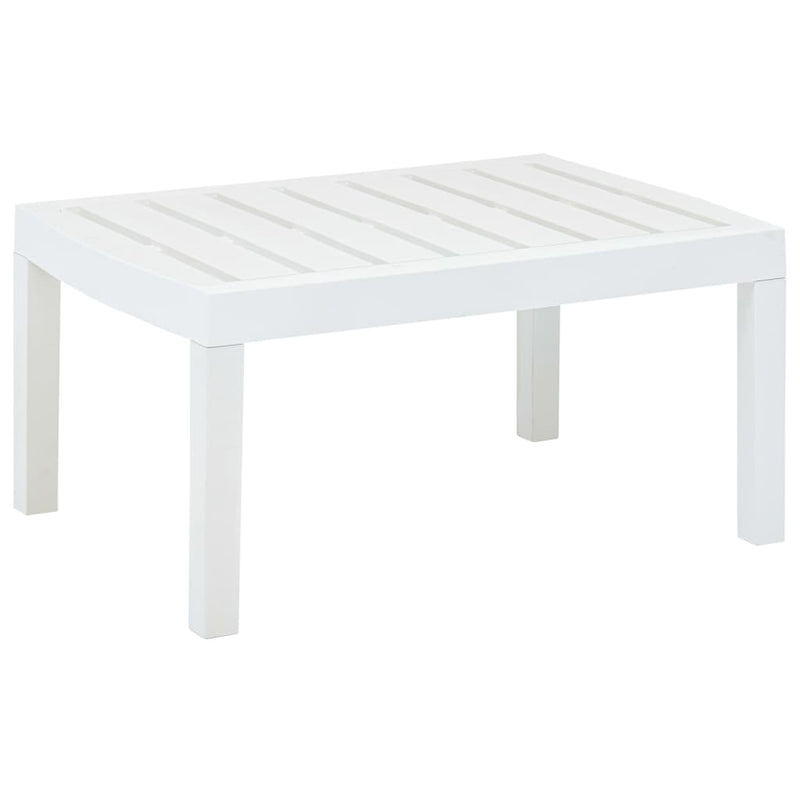 Table de jardin en plastique moka compacte