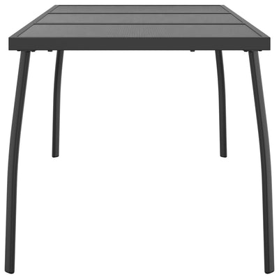 Table de jardin moderne et élegant en anthracite