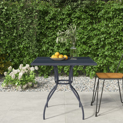 Table de jardin moderne et élegant en anthracite