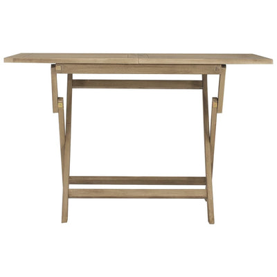 Table de jardin pliante en teck durable