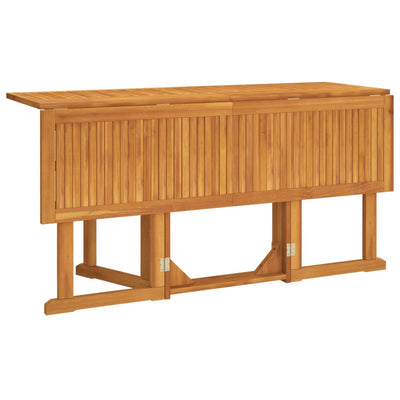 Table de jardin pliante papillon en teck massif