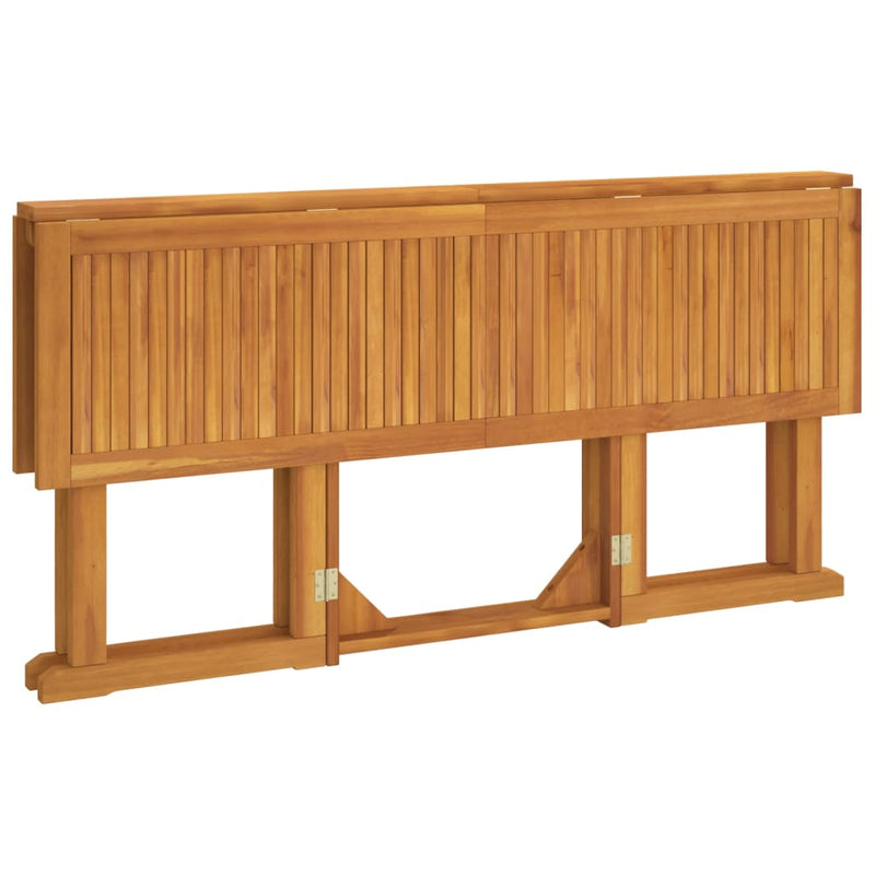 Table de jardin pliante papillon en teck massif