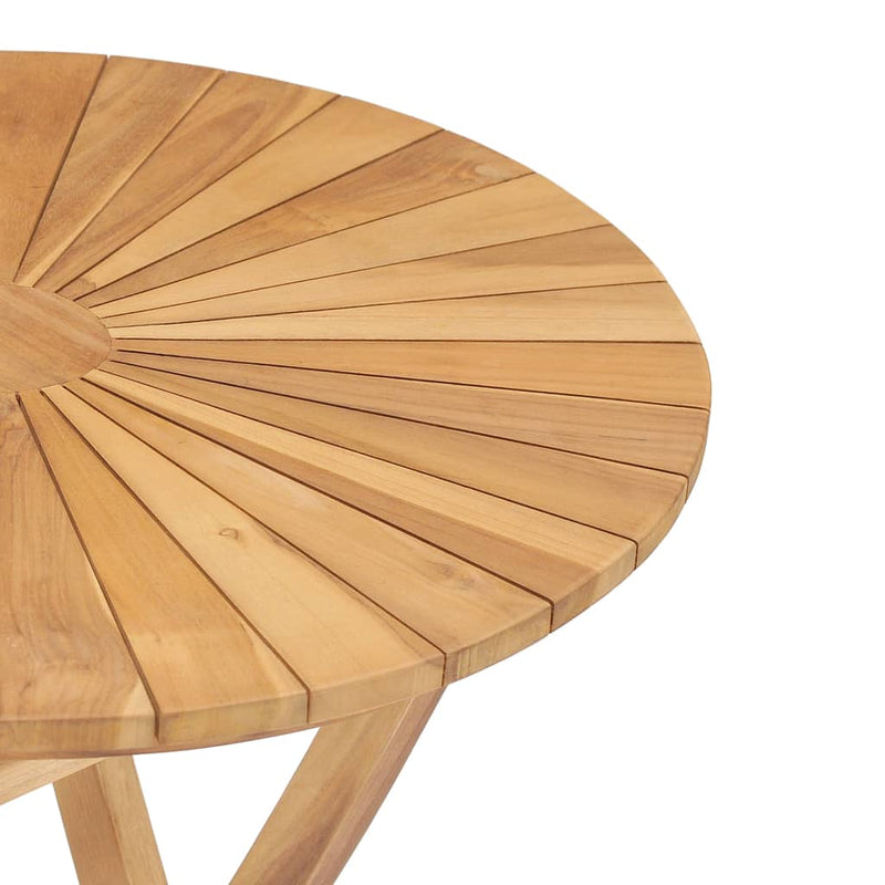 Table en bois design pliante de jardin en teck solide