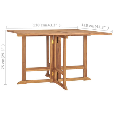 Table en bois pliante de jardin en teck massif