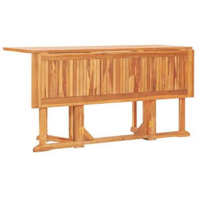 Table en bois pliante de jardin papillon en teck solide