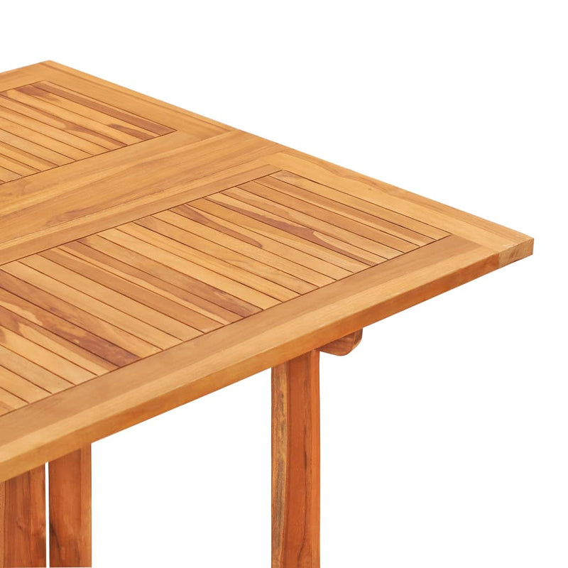 Table en bois pliante de jardin papillon en teck solide