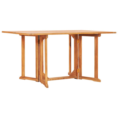 Table en bois pliante de jardin papillon en teck solide