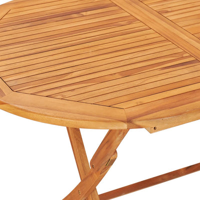 Table en bois pliante de teck solide pour jardin