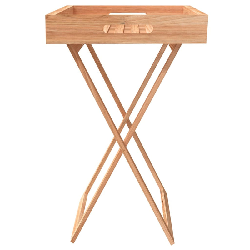 Table en bois pliante design en bois de noyer massif