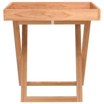 Table en bois pliante design en bois de noyer massif