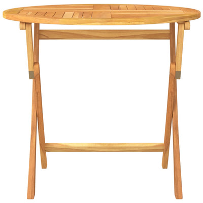 Table en bois pliante en teck solide pour jardin