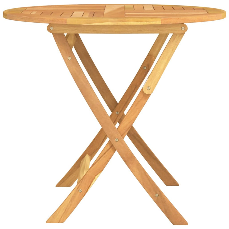 Table en bois pliante en teck solide pour jardin