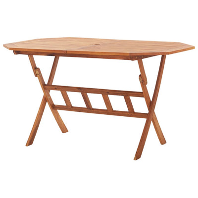 Table en bois pliante moderne et solide en bois d'acacia massif de jardin