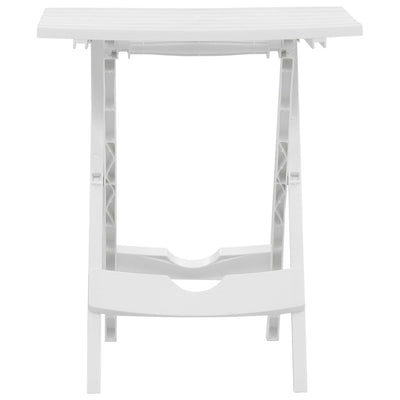 Table en bois pliante pour jardin blanc