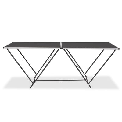 Table pliante polyvalente en fibre de bois et en aluminium