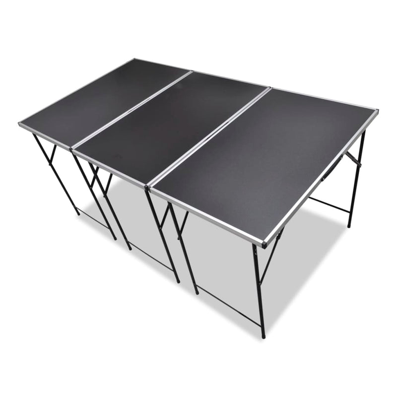 Table pliante solide et compacte collable